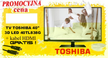 3D Telewizor LED TOSHIBA 40TL838G 40