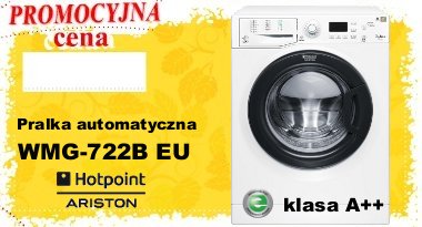 Pralka ARISTON WMG-722B EU / 54 cm / 7 kg / 1200 obr / A++ / ECO